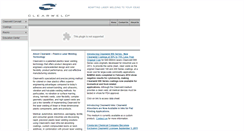 Desktop Screenshot of clearweld.com
